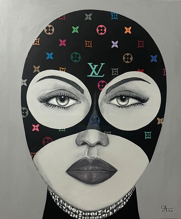 My Louis Vuitton Girl, Painting by Ahs