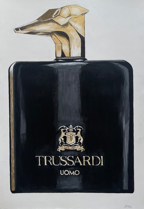 「Trussardi」というタイトルの絵画 Ahsによって, オリジナルのアートワーク, アクリル