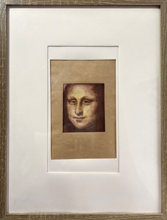 Malarstwo zatytułowany „Маленькая Mona Lisa…” autorstwa Aia Artist, Oryginalna praca, Gwasz