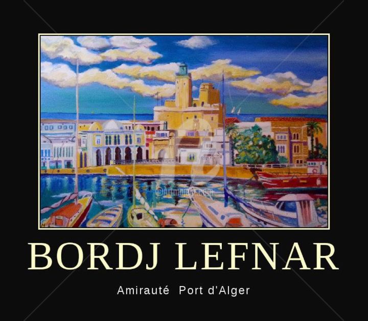 Malarstwo zatytułowany „Le Penon ,Amirauté…” autorstwa Aib Mohamed, Oryginalna praca