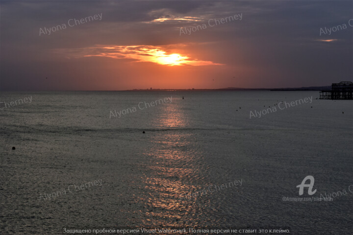 Фотография под названием "Sunset3" - Ailen Tarlev, Подлинное произведение искусства, Цифровая фотография