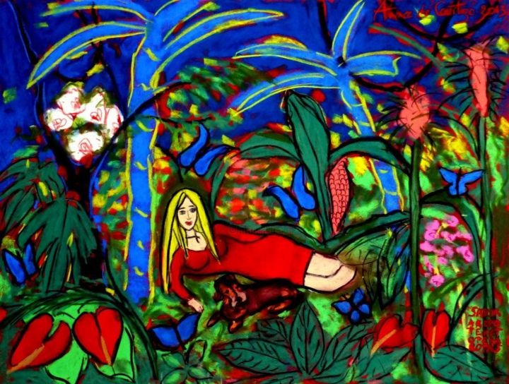 Peinture intitulée "Les polyptyques No29" par Aimée De Courtozé, Œuvre d'art originale,