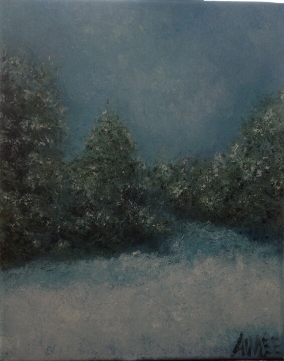 Painting titled "Winter2015" by Aimee-Josephine, Original Artwork, Oil