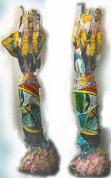 Sculpture titled "The Year of 2000" by Nicole Aimiee Macaluso, Original Art,