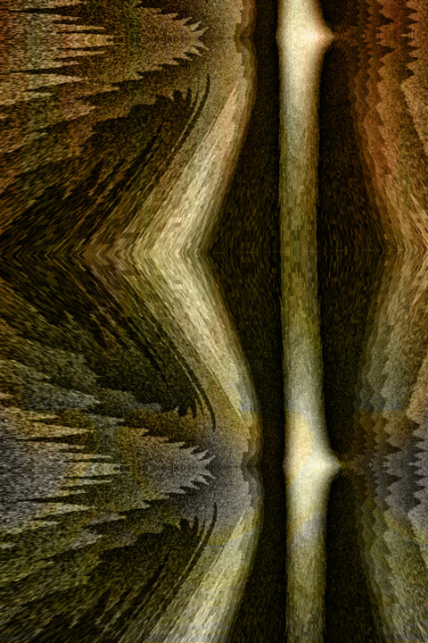 Digital Arts titled "Vertical" by Aina Putnina, Original Artwork, Digital Painting