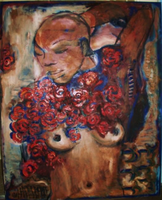 Pintura titulada "Shonheit" por Aina Ciceniene, Obra de arte original, Oleo
