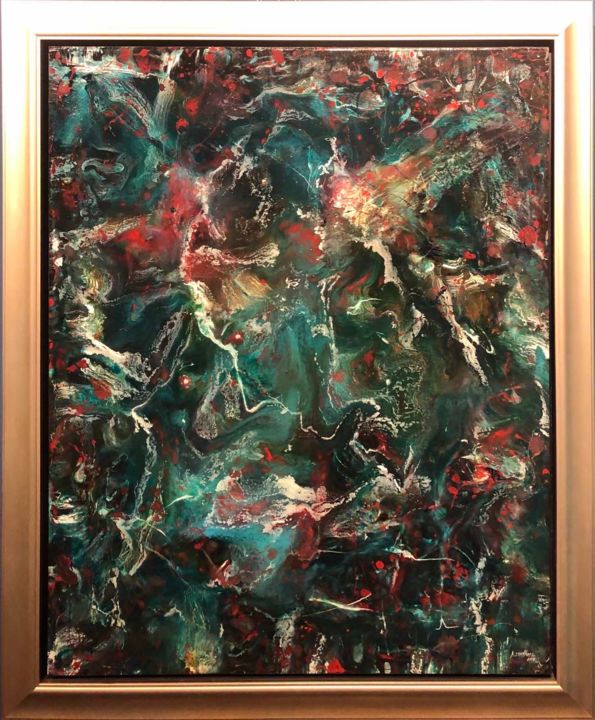 Peinture intitulée "Αφροδίτη" par Artiste Antre, Œuvre d'art originale, Huile