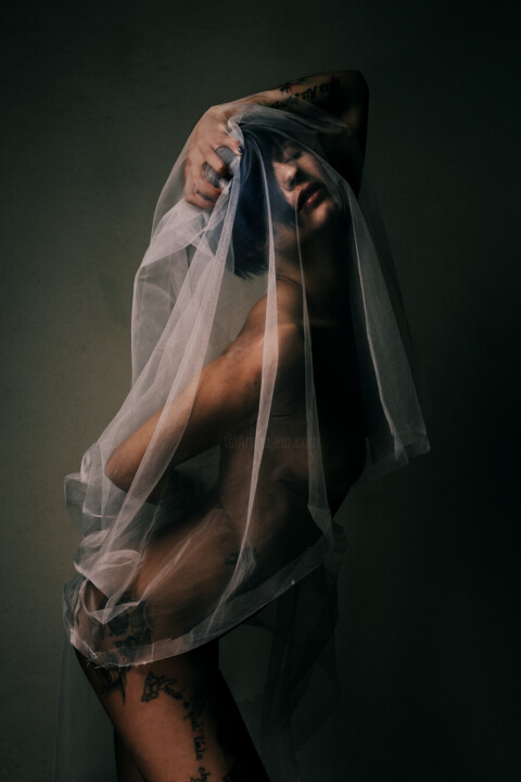 Φωτογραφία με τίτλο "The Bent Bride" από Aioria Fontana, Αυθεντικά έργα τέχνης, Ψηφιακή φωτογραφία