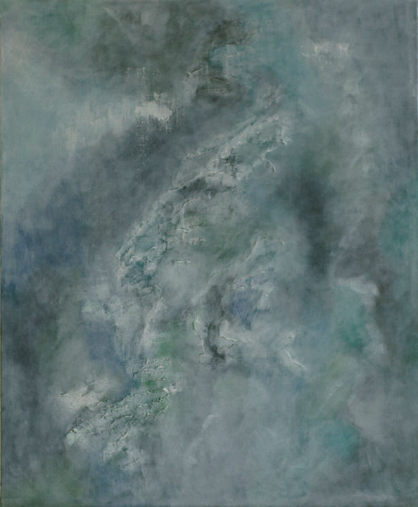 Peinture intitulée "gris-1" par Air, Œuvre d'art originale, Huile