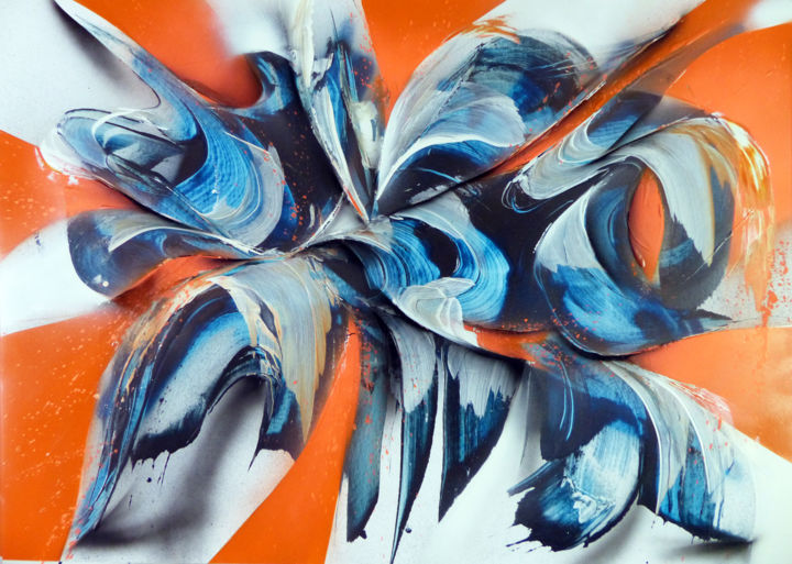Painting titled "BERMUDES - Bombes e…" by Airgone, Original Artwork, Spray paint