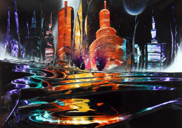 tableau peinture bombe