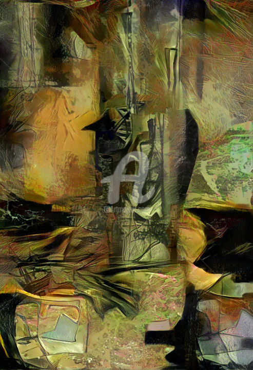 Artes digitais intitulada "The House Of Dragon" por Airton Sobreira, Obras de arte originais, Pintura digital