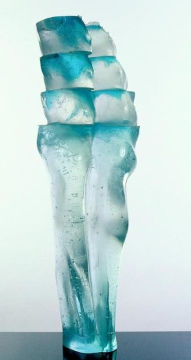 雕塑 标题为“GOOGLE GIRL” 由Zoja Trofimiuk, 原创艺术品, 玻璃