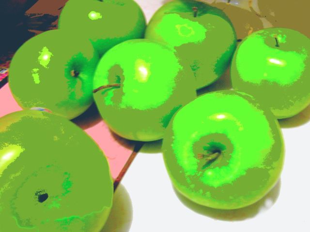 Digital Arts titled "Green Apples 1" by Angelo Aguinaldo, Original Artwork