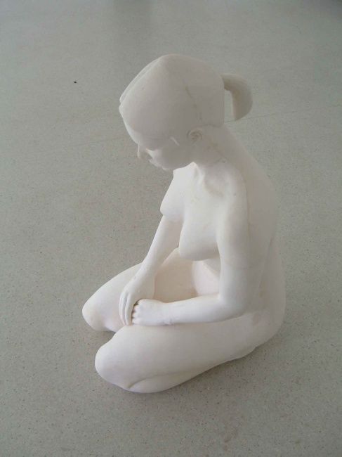 Sculpture titled "Female Plaster Figu…" by Alistair Ian Jelks, Original Artwork, Stone