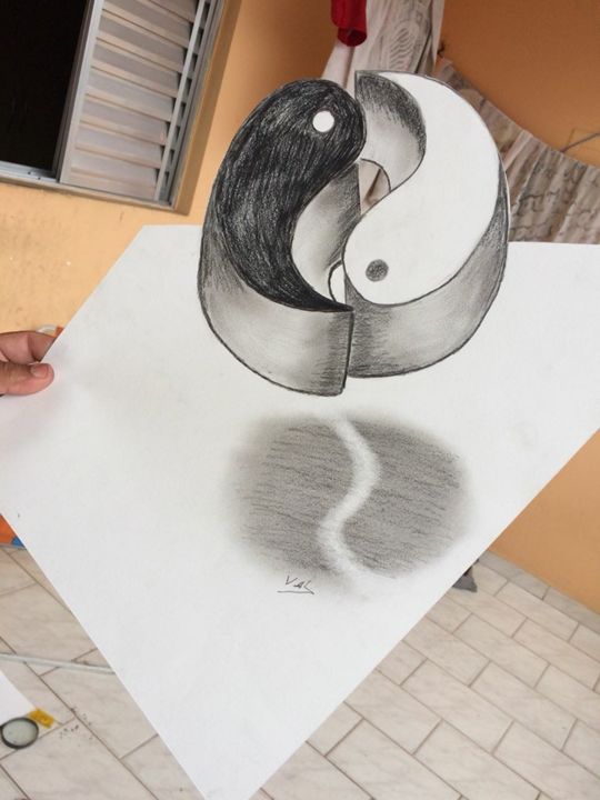 Drawing titled "desenho-pai.jpg" by Valdinar Mendes Silva, Original Artwork