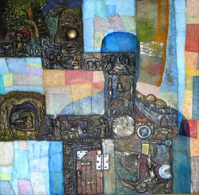 Malarstwo zatytułowany „labyrinth” autorstwa Timur Akanaev, Oryginalna praca