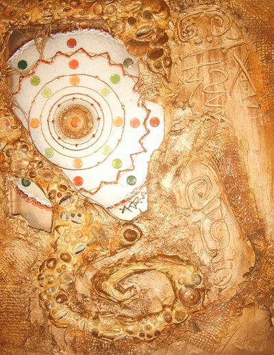 Painting titled "L or des incas" by Akara Péala, Original Artwork