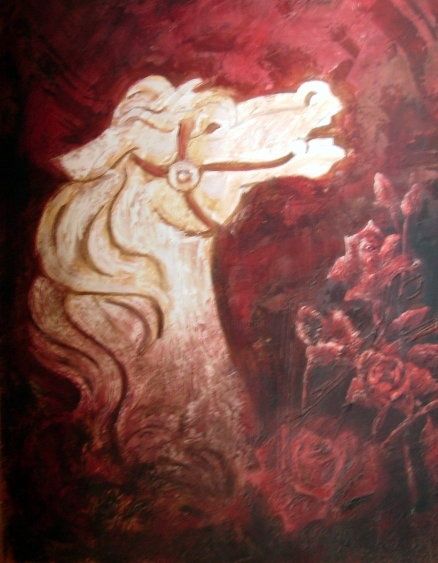 Painting titled "Spirit" by Akber Sami, Original Artwork