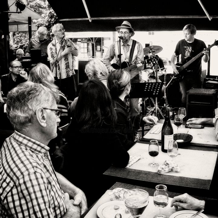 "Le Grenny Blues Ban…" başlıklı Fotoğraf Michel Akli tarafından, Orijinal sanat, Dijital Fotoğrafçılık