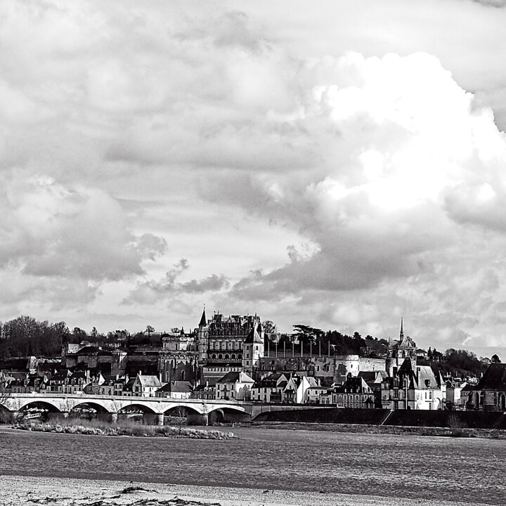 Fotografia intitolato "Amboise entre Loire…" da Michel Akli, Opera d'arte originale, Fotografia digitale
