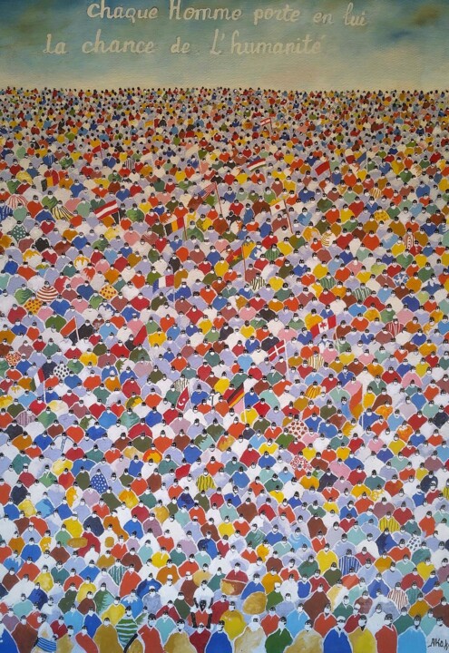 Chaque Hommes Porte En Lui La Chance De Malerei Von Ako Wilson Artmajeur