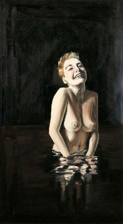 Painting titled "Elsa" by Prisque, Original Art, Oil