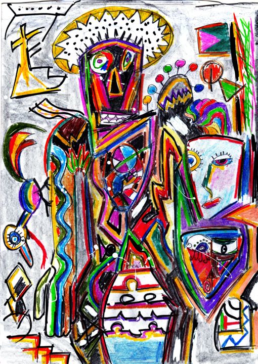 Рисунок под названием "September" - Aleksey Tsarev, Подлинное произведение искусства, Цветные карандаши