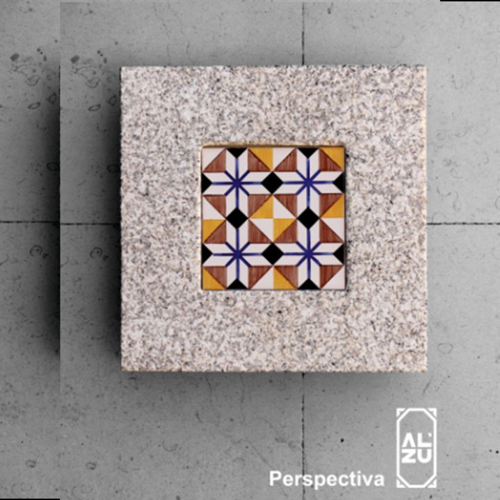 「Perspectiva」というタイトルの彫刻 Al'Zu Artによって, オリジナルのアートワーク, セラミックス