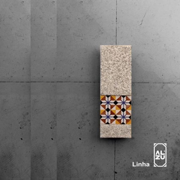 「Linha」というタイトルの彫刻 Al'Zu Artによって, オリジナルのアートワーク, セラミックス