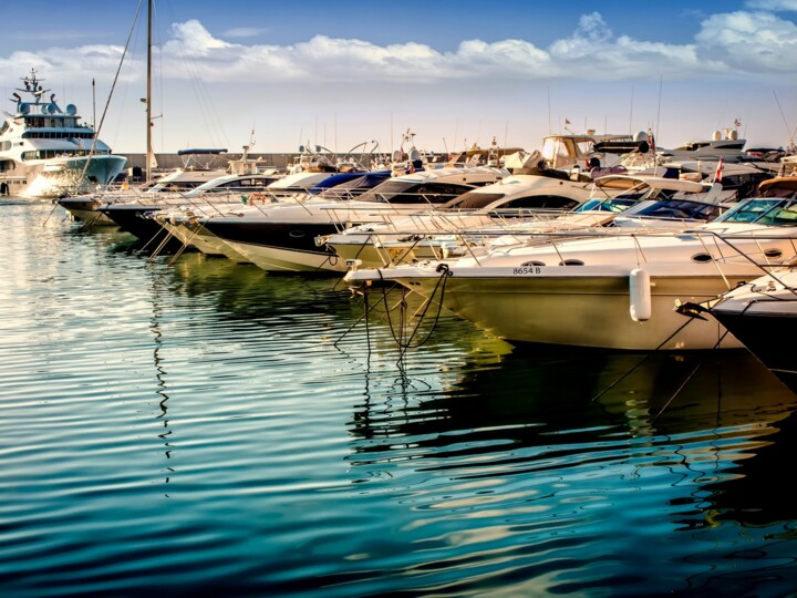 Photography titled "Yachts" by Aladin Abdel Naby, Original Artwork, Digital Photography