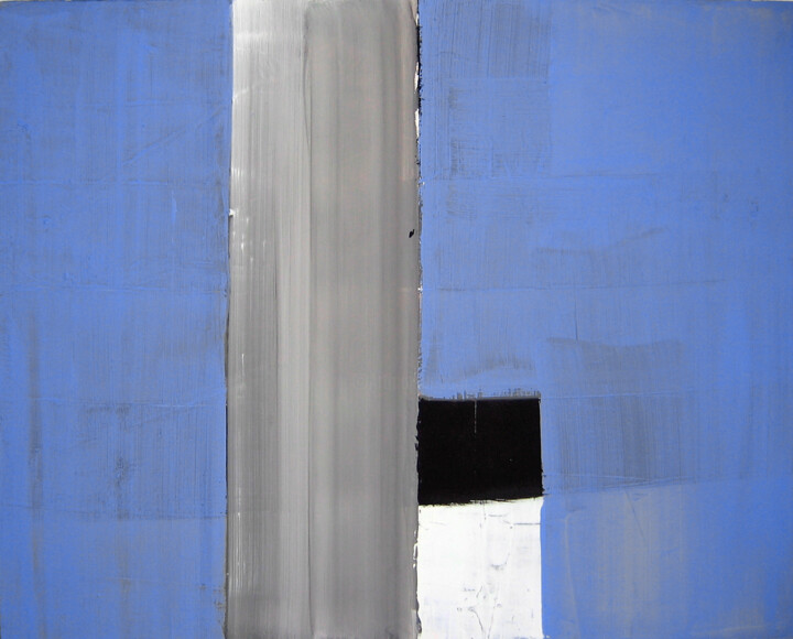 Painting titled "08-557" by Alain Ballereau, Original Artwork, Acrylic Mounted on Wood Stretcher frame