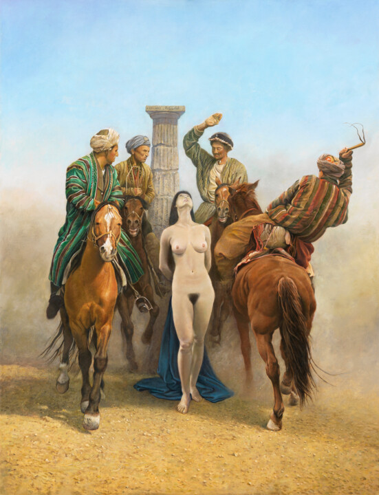 Pittura intitolato "bazard-charia.jpg" da Alain Bazard, Opera d'arte originale