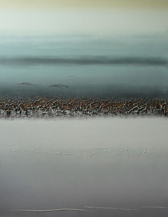 Peinture intitulée "Horizon peinture 189" par Alain Chenard, Œuvre d'art originale, Acrylique