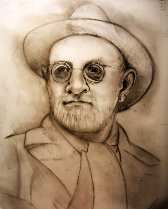 Archeoloog Generaliseren Passend Portrait De Henri Matisse, Tekening door Alain Lamy | Artmajeur