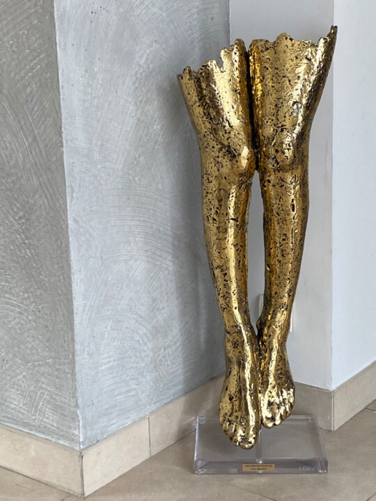Скульптура под названием "Par amour pour toi" - Alain Mandon, Подлинное произведение искусства, Металлы