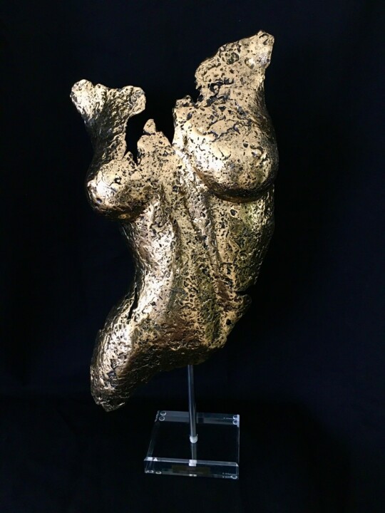 Sculpture titled "Naïs" by Alain Mandon, Original Artwork, Metals