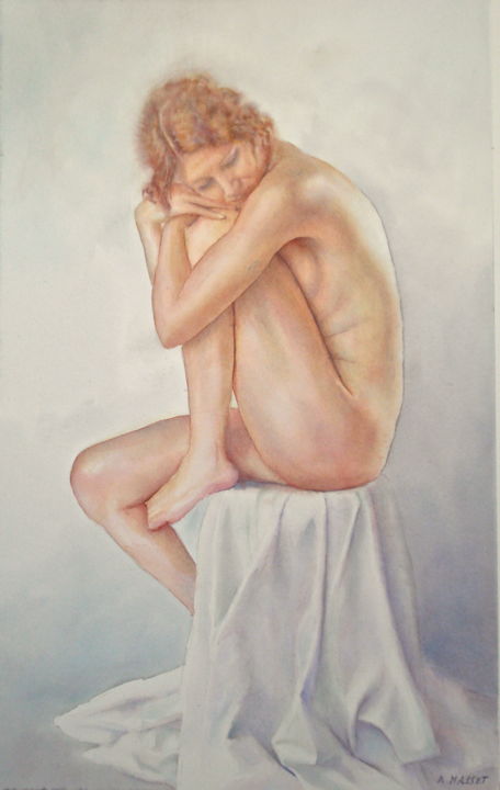 Peinture intitulée "dsc07725.jpg" par Alain Masset, Œuvre d'art originale, Aquarelle