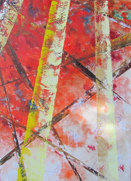Peinture intitulée "n°071" par Alain Musset, Œuvre d'art originale, Huile