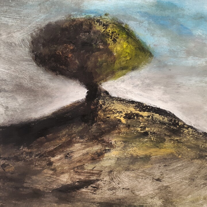 Pintura titulada ""Au quatre vents "" por Alain Tardieu, Obra de arte original, Acrílico Montado en Bastidor de camilla de m…