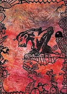 Painting titled "Gargoyle 8" by Alain Valet, Original Artwork