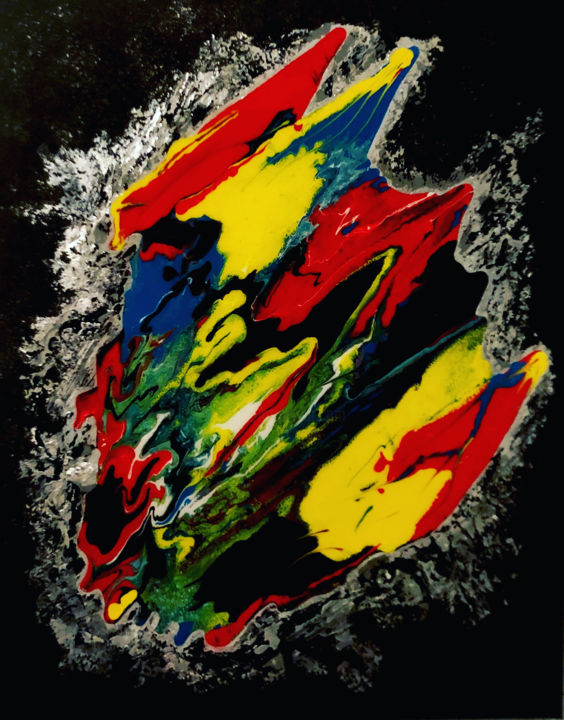 Peinture intitulée "Colorium" par Alain Ayers, Œuvre d'art originale, Acrylique
