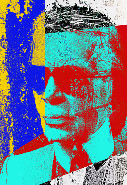 Digital Arts titled "lagerfeld.jpg" by Alainde, Original Artwork