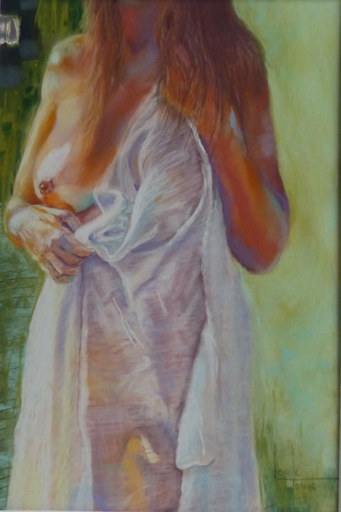 Peinture intitulée "Lumière matinale ph…" par Alain Lorkovic, Œuvre d'art originale, Pastel Monté sur Autre panneau rigide