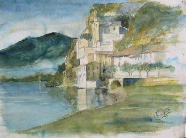 Peinture intitulée "mirabet" par Alain Muller, Œuvre d'art originale