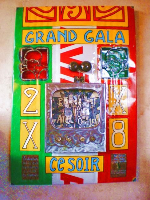 Painting titled "Grand gala ce soir" by Fish'N'Bones, Original Artwork