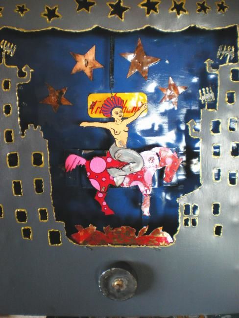 Painting titled "Le rêve de la triom…" by Fish'N'Bones, Original Artwork