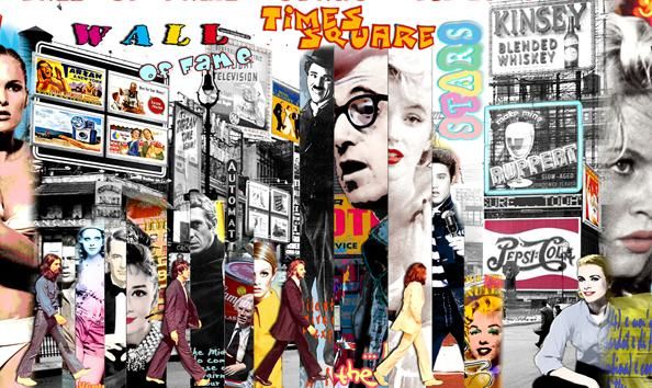 「WALL OF FAME」というタイトルの絵画 Alan Bergによって, オリジナルのアートワーク