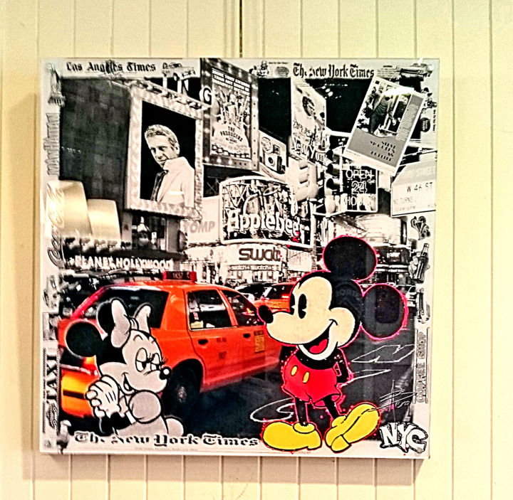 Digital Arts titled "Mickey & Minnie" by Alan Berg, Original Artwork