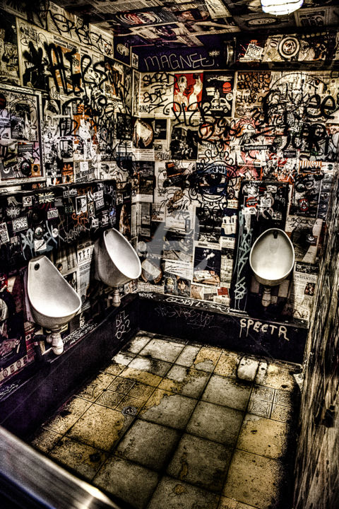 Fotografia zatytułowany „Toilettes Ondulatoi…” autorstwa Alanig Keltz, Oryginalna praca